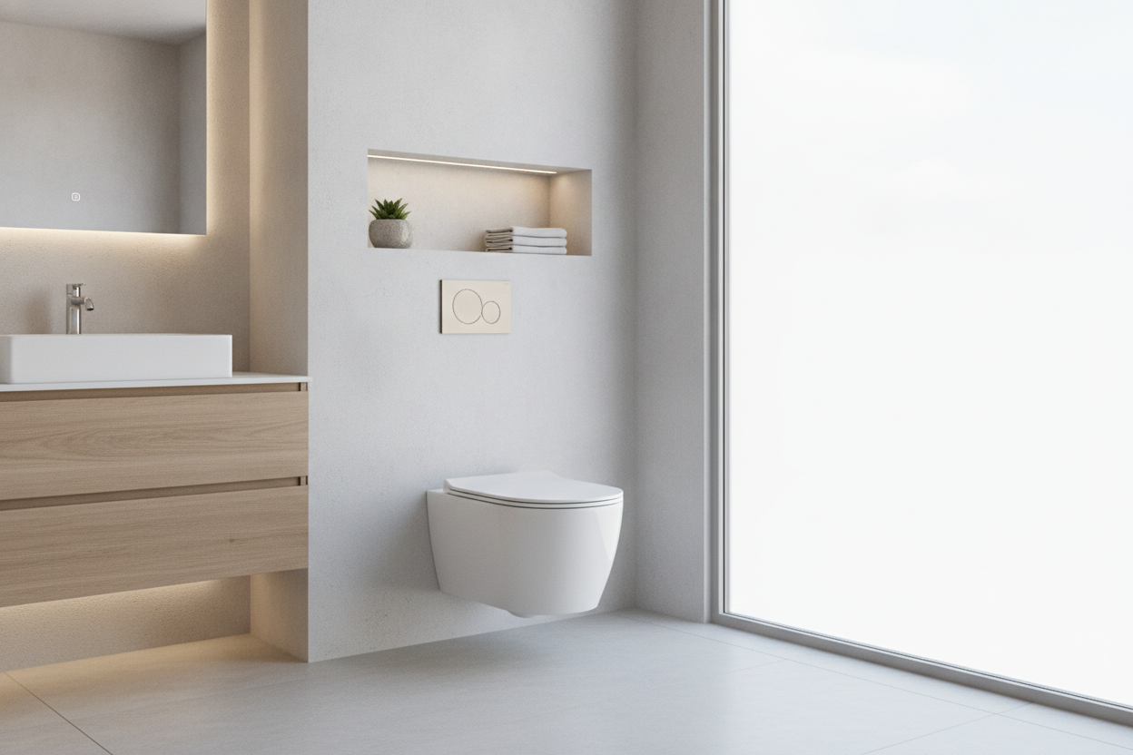 Væghængt toilet uden skyllekant: Den ultimative guide til dit badeværelse